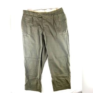 Paul stuart Madison wool dress pants pleated cuffed grey mens size 33 short